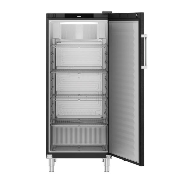 Koelkast | PERFECTION | 571L (2/1 GN) | Zwart | -2°C/+15°C | Geforceerd | App | Temperatuur-/Deuralarm | Vochtigheid Instelbaar | 747x769x1818(h)mm