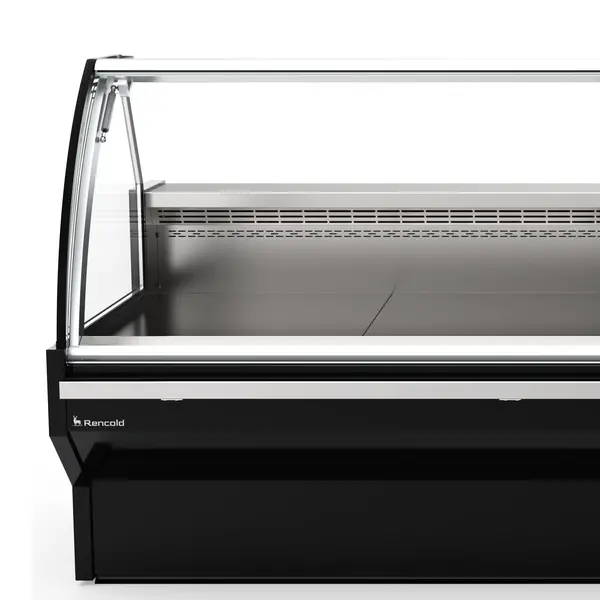 Vis-/Vleeskoeltoonbank | MEROPS | -1°C/+5°C | Plaatkoeling | Div. Kleuren/Opties | Kantelruit | Koppelbaar | Div. Breedten | Diepte 1144mm | Hoogte 1220mm