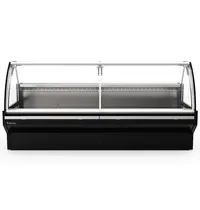 Setcold Vis-/Vleeskoeltoonbank | MEROPS | Plaatkoeling Externe Unit (Exclusief) | Div. Kleuren/Opties | Kantelruit | Koppelbaar | Div. Breedten | Diepte 1144mm | Hoogte 1220mm