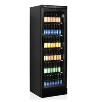 Tefcold Drankenkoeling | SERIE CEV | 372L | Zwart | +2°C/+10°C | Statisch + Ventilator | Wielen | 595x640x1840(h)mm 