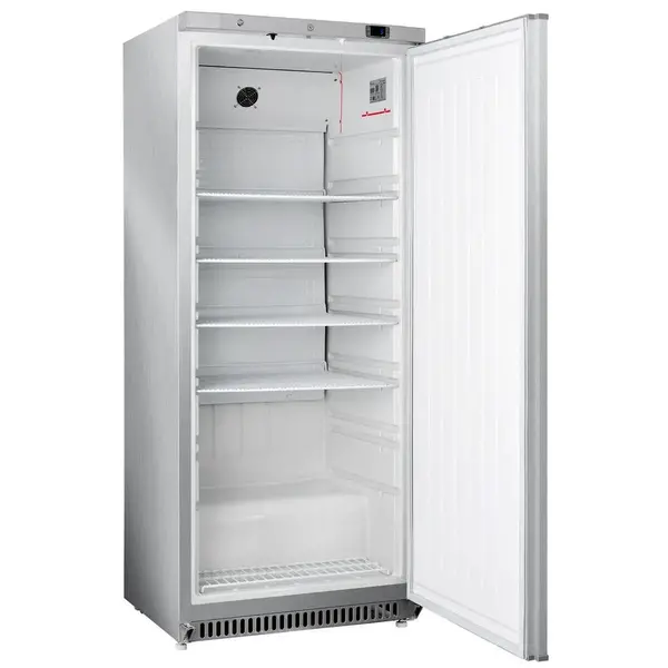 Koelkast | MAXI | Energiezuinig | 446L | RVS | 0°C/+8°C | Geforceerd | Wielen | 775x720x1900(h)mm
