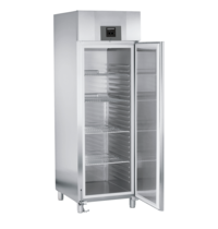 Liebherr Koelkast | PROFIPREMIUMLINE | Energiezuinig | 597L (2/1 GN) | RVS | -2°C/+15°C | Geforceerd | Temperatuuralarm + App | 700x830x2120(h)mm 