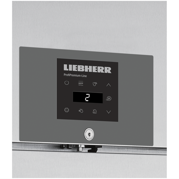 Koelkast | PROFILINE | 597L (2/1 GN) | RVS | -2°C/+15°C | Geforceerd | Temperatuuralarm + App | Wielen | 700x830x2162(h)mm