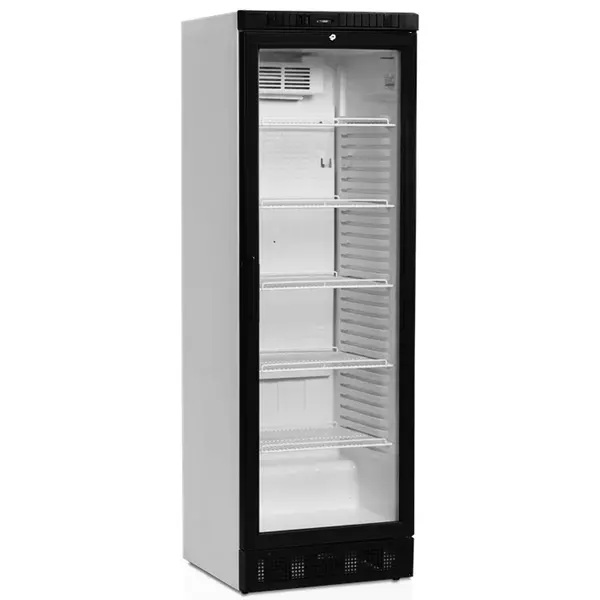 Drankenkoeling | SERIE SCU | 372L | Wit/Zwart | +2°C/+10°C | Statisch + Ventilator | Wielen | 595x640x1840(h)mm