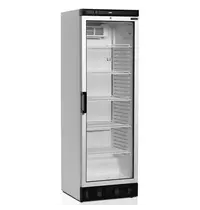 Tefcold Drankenkoeling | SERIE FS | 372L | Wit/Zwart | +2°C/+10°C | Statisch + Ventilator | Wielen | 595x640x1840(h)mm 