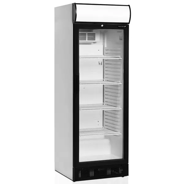 Drankenkoeling | SERIE SCU | 290L | Wit/Zwart | +2°C/+10°C | Statisch + Ventilator | Wielen | 595x640x1775(h)mm
