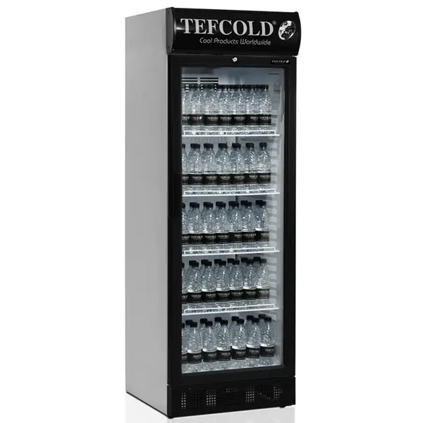 Drankenkoeling | SERIE SCU | 290L | Wit/Zwart | +2°C/+10°C | Statisch + Ventilator | Wielen | 595x640x1775(h)mm