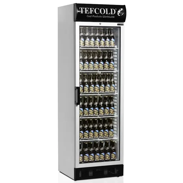 Drankenkoeling | SERIE FSC | 372L | Wit/Zwart | +2°C/+10°C | Statisch + Ventilator | Wielen | 595x640x1980(h)mm