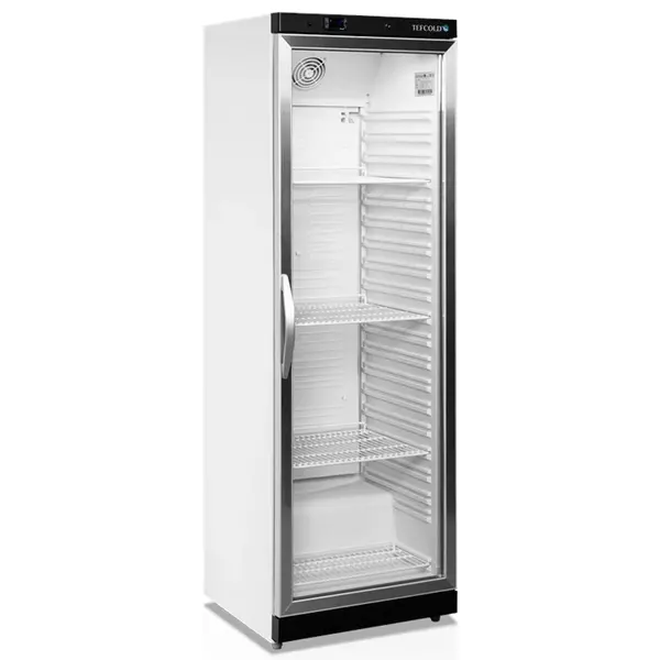 Koelkast | SERIE U | 374L | Wit/Zwart | +2°C/+10°C | Statisch + Ventilator | Wielen | 600x585x1855(h)mm
