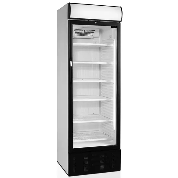 Drankenkoeling | SCU | 438L | Wit/Zwart | +2°C/+10°C | Statisch + Ventilator | Wielen | 680x655x2090(h)mm