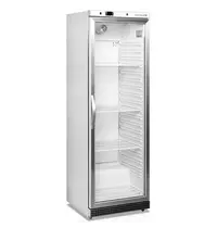 Tefcold Koelkast | SERIE U | 374L | RVS | +2°C/+10°C | Statisch + Ventilator | Wielen | 600x585x1855(h)mm 