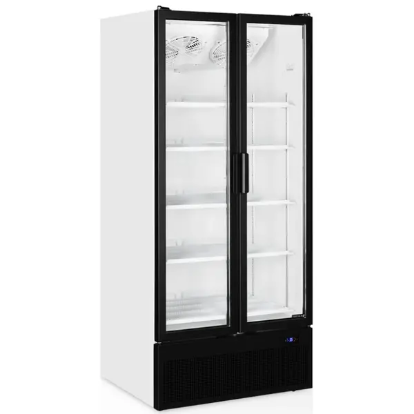 Koelkast | SERIE FS | 707L | Wit/Zwart | +2°C/+10°C | Geforceerd | Draaideuren | Wielen | 890x740x1990(h)mm
