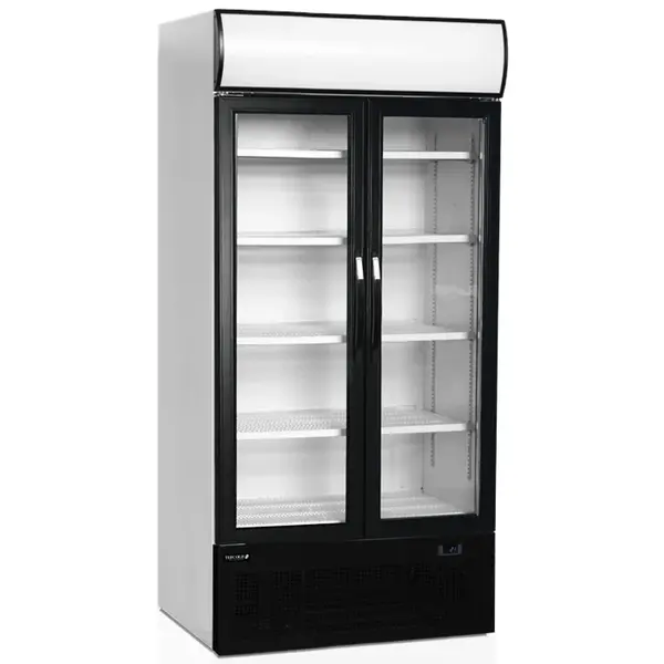 Koelkast | SERIE FSC | 796L | Wit/Zwart | +2°C/+10°C | Geforceerd | Draaideuren | Wielen | 1000x790x2000(h)mm