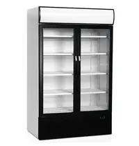 Tefcold Koelkast | SERIE FSC | 1082L | Wit/Zwart | +2°C/+10°C | Geforceerd | Draaideuren | Wielen | 1200x790x2000(h)mm