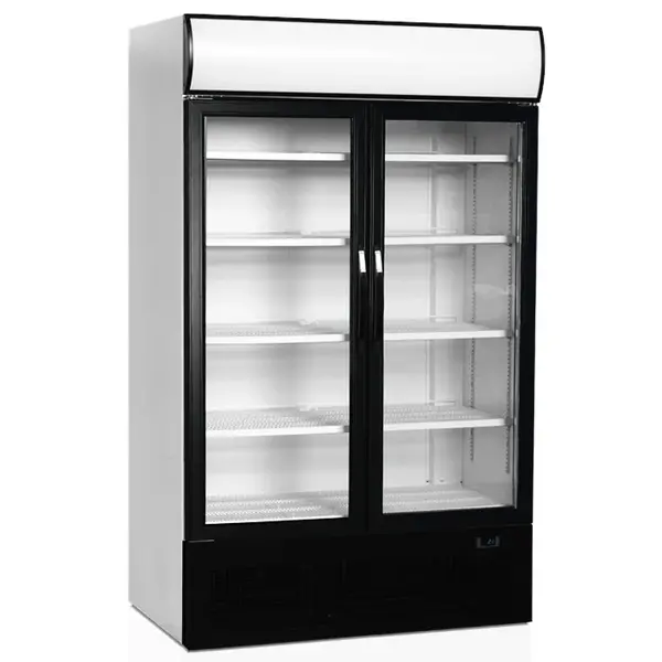 Koelkast | SERIE FSC | 1082L | Wit/Zwart | +2°C/+10°C | Geforceerd | Draaideuren | Wielen | 1200x790x2000(h)mm