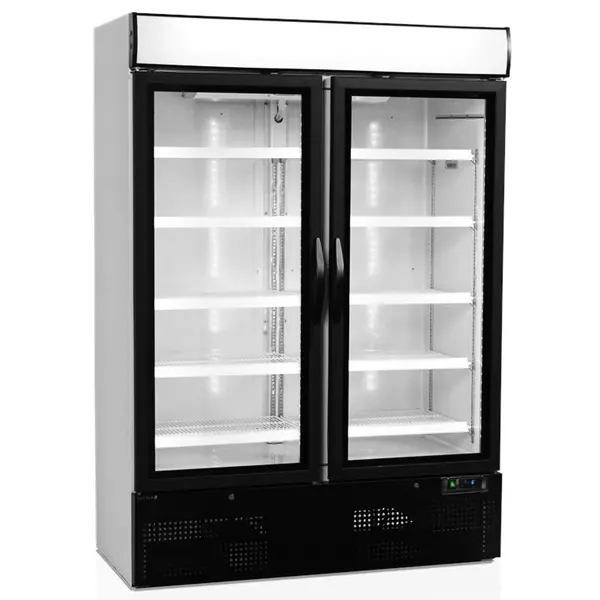 Koelkast | SERIE NC | 1149L | Wit/Zwart | +2°C/+8°C | Geforceerd | Draaideuren | Wielen | 1370x700x2022(h)mm