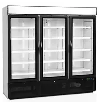 Tefcold Koelkast | SERIE NC | 1784L | Wit/Zwart | +2°C/+8°C | Geforceerd | Draaideuren | Wielen | 2057x700x2022(h)mm 