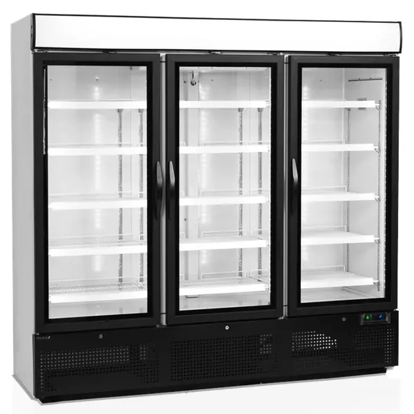 Koelkast | SERIE NC | 1784L | Wit/Zwart | +2°C/+8°C | Geforceerd | Draaideuren | Wielen | 2057x700x2022(h)mm