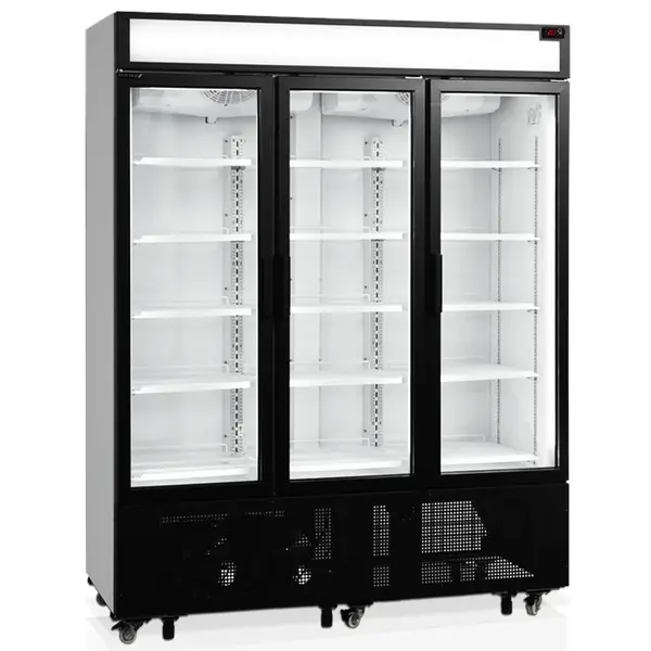 Koelkast | SERIE FSC | 1315L | Wit/Zwart | +2°C/+10°C | Geforceerd | Draaideuren | Wielen (Geremd) | 1600x730x2073(h)mm