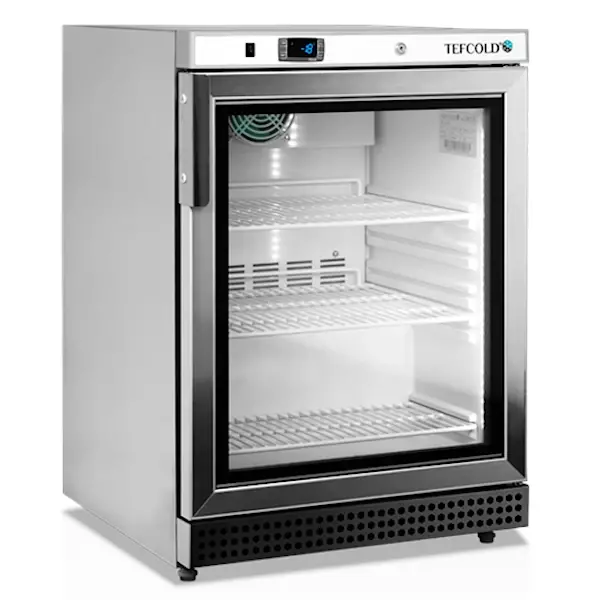 Vrieskast | SERIE U | 200L | RVS | -10°C/-24°C | Geforceerd | Wielen | 600x600x850(h)mm