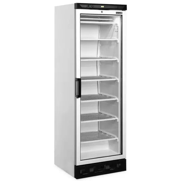 Vrieskast | SERIE UFFS | 300L | Wit/Zwart | -14°C/-24°C | Statisch | Wielen | 595x640x1840(h)mm