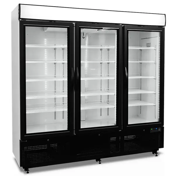 Vrieskast | SERIE NF | 1784L | Wit/Zwart | -12°C/-24°C | Geforceerd | Draaideuren | Wielen | 2057x700x2020(h)mm