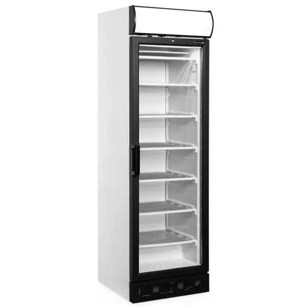 Vrieskast | SERIE UFSC | 300L | Wit/Zwart | -14°C/-24°C | Statisch | Wielen | 595x640x1980(h)mm