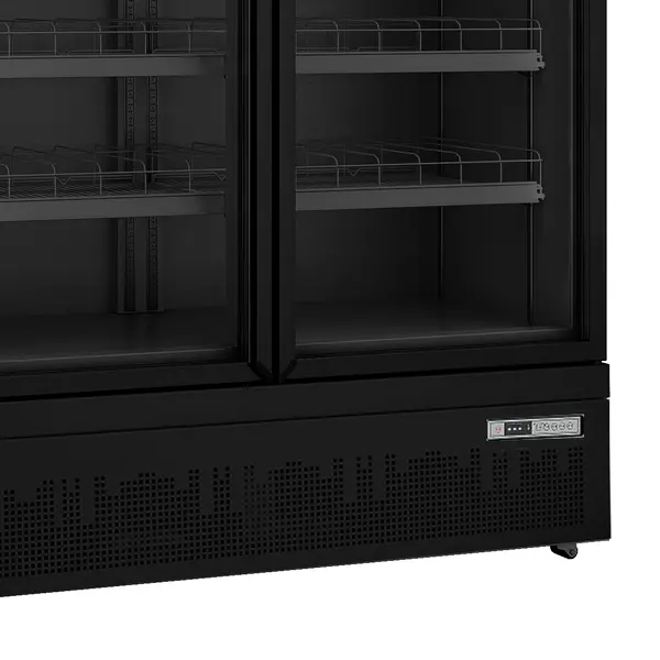Koelkast | 1081L | Zwart | +1°C/+10°C | Statisch + Ventilator | Draaideuren | Wielen (Geremd) | 1253x710x2003(h)mm
