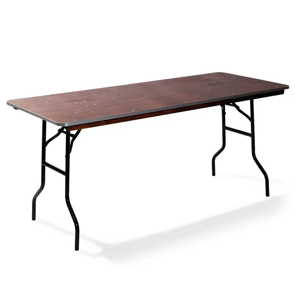 Diner Tafel Hout Recht | 2200x760x760(h)mm