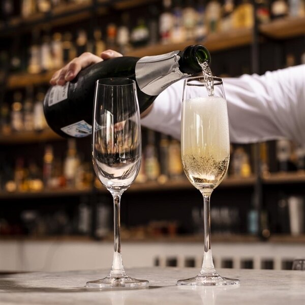 Champagneglazen | MODALE | Kristalglas | 21.5cl | 6 Stuks | Ø70x230(h)mm
