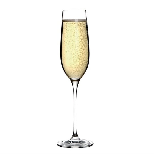 Champagneglazen | CAMPANA | Kristalglas | 26cl | 6 Stuks | Ø45x265(h)mm