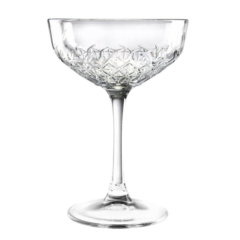 Verres à Cocktail Utopia Timeless Vintage 35.5cl - Lot De 12 - Design Rétro Cristal Taillé - Pour Bar/Restaurant