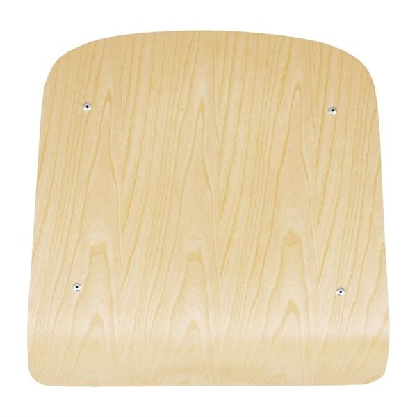 Stoelen | CANTINA | Hout/Staal | Hout (Essen) | Grijs Frame | Indoor | Stapelbaar | 4 Stuks | 480x580x830(h)mm