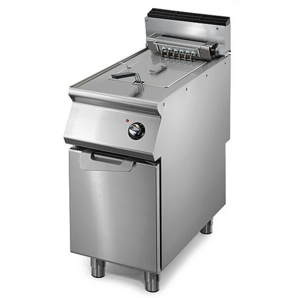 Friteuse | OUTLETMODEL | Elektrisch | 10L | 100°C/190°C | 9kW (400V) | Aftapkraan | 400x730x870(h)mm