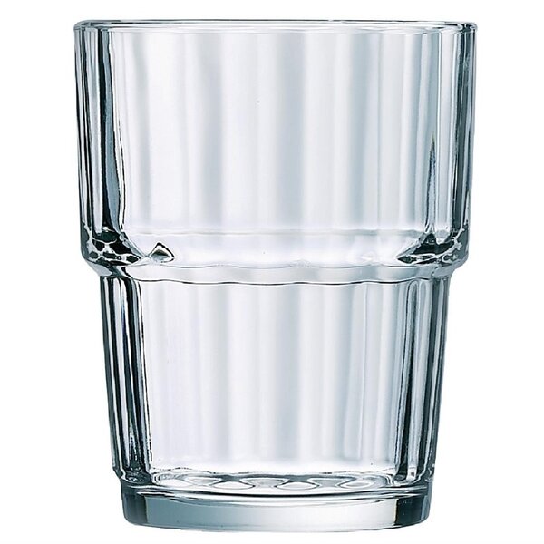 Tumblers | NORVEGE | Glas | 25cl | 6 Stuks | Stapelbaar | Ø77x94(h)mm