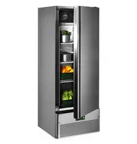 Tefcold Koelkast | SNACK | 450L | RVS | -2°C/+8°C | Statisch + Ventilator | 680x700x1900(h)mm 