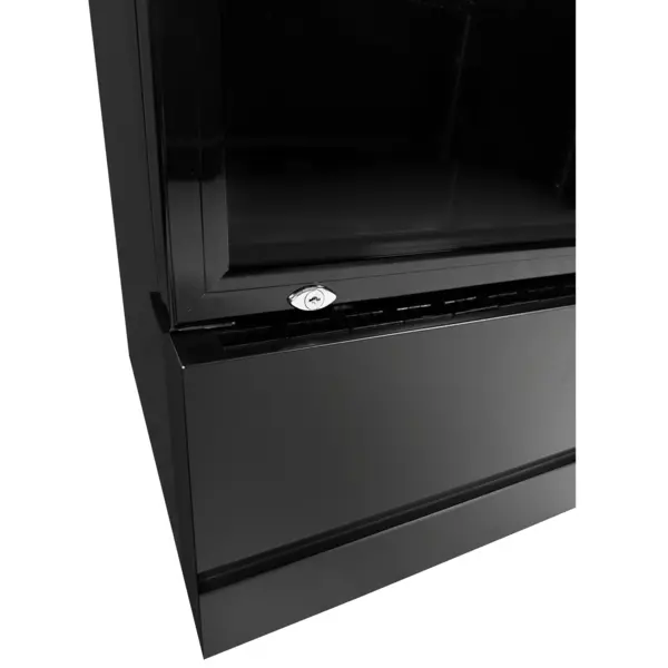 Drankenkoeling | 374L | Zwart | +1°C/+10°C | Geforceerd | Wielen (Geremd) | 610x610x1973(h)mm