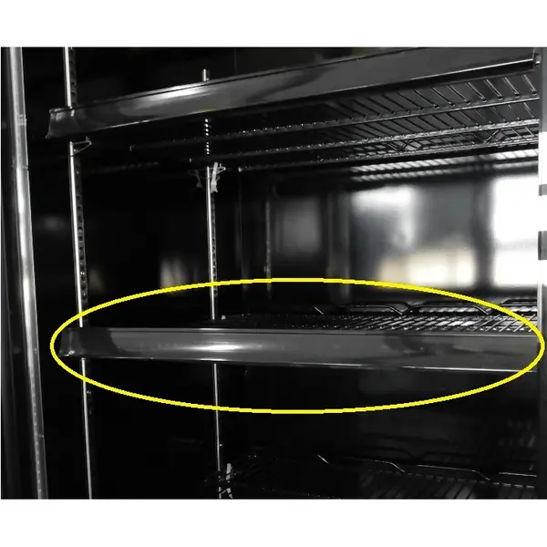 Prijskaasthouder | CombiSteel Koelkast COM-7455.2104 | Zwart