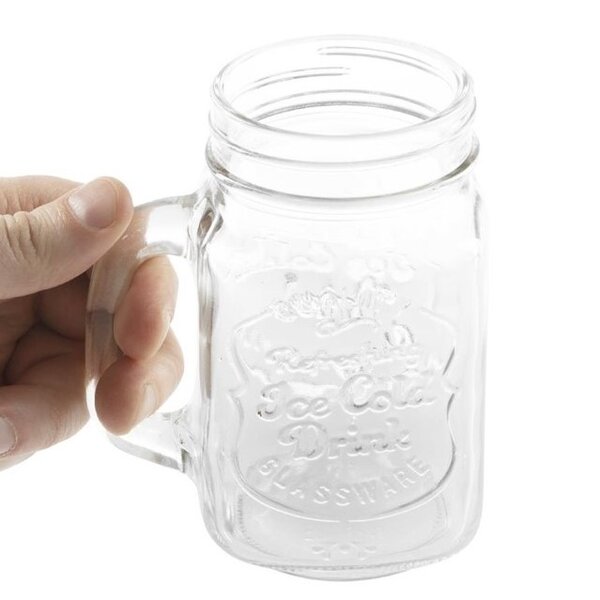 Mason Jars | Glas | 45cl | 12 Stuks | Ø67x132(h)mm