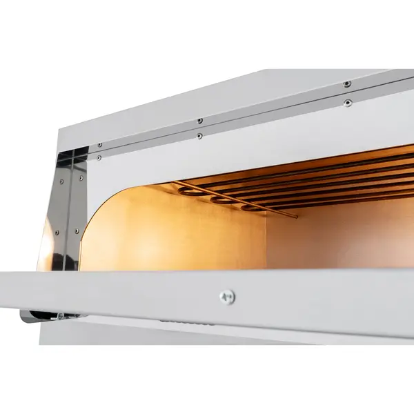 Pizzaoven | Prismafood NERO | Elektrisch | 4+4x Ø32cm | 50°C/450°C | 9.4kW (400V) | 900x870x745(h)mm