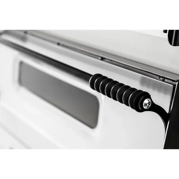 Pizzaoven | Prismafood NERO | Elektrisch | 4+4x Ø32cm | 50°C/450°C | 9.4kW (400V) | 900x870x745(h)mm