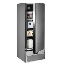 Tefcold Vrieskast | SNACK | 450L | RVS | -10°C/-24°C | Statisch | 0.49kW | 680x700x1900(h)mm 