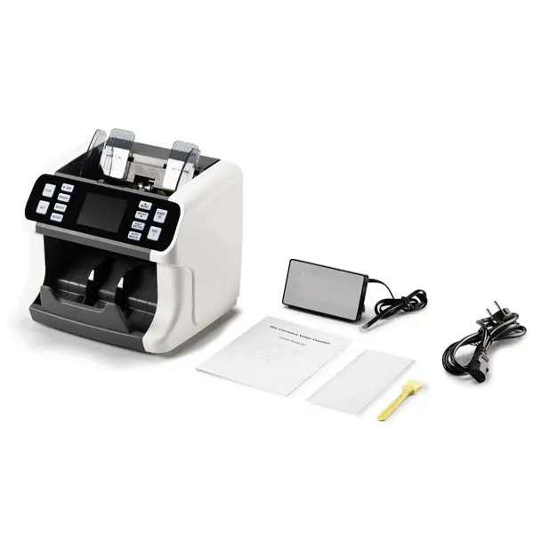 Biljettelmachine | SX-27C | 1200/min. | Invoer 500 / Opvang 300 Biljetten | Valsgelddetectie (ECB-Gecertificeerd) | Touchscreen | 240x260x230(h)mm