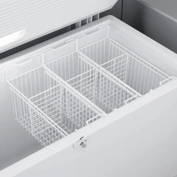 Vrieskist | EFL | 444L | Wit/RVS | -14°C/-24°C | Statisch | Klapdeksel | Lage Omgevingstemp. (Tot -15°C) | 1465x710x825(h)mm