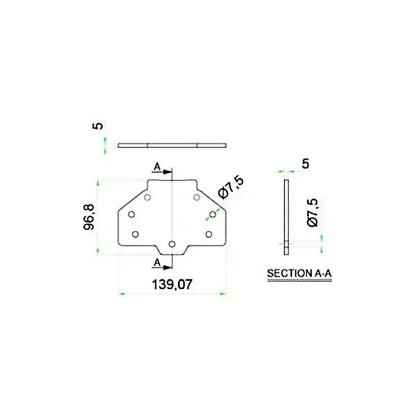 Eindstuk | CombiSteel Sleufgoten | RVS | 140x97(h)mm
