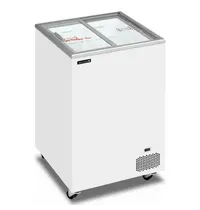Tefcold Vrieskist | ICECREAM | 108L | Wit | -14°C/-24°C | Statisch | Schuifdeksels (Vlak) | 570x570x897(h)mm 