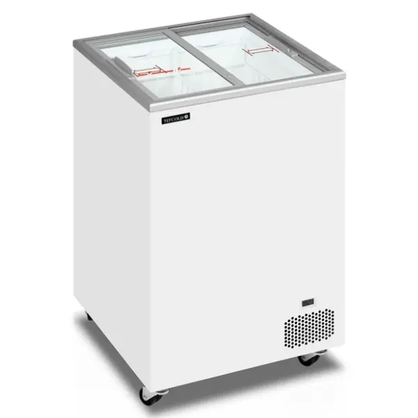 Vrieskist | ICECREAM | 108L | Wit | -14°C/-24°C | Statisch | Schuifdeksels (Vlak) | 570x570x897(h)mm