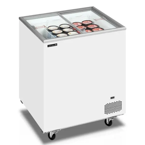 Vrieskist | ICECREAM | 191L | Wit | -14°C/-24°C | Statisch | Schuifdeksels (Vlak) | 720x630x892(h)mm