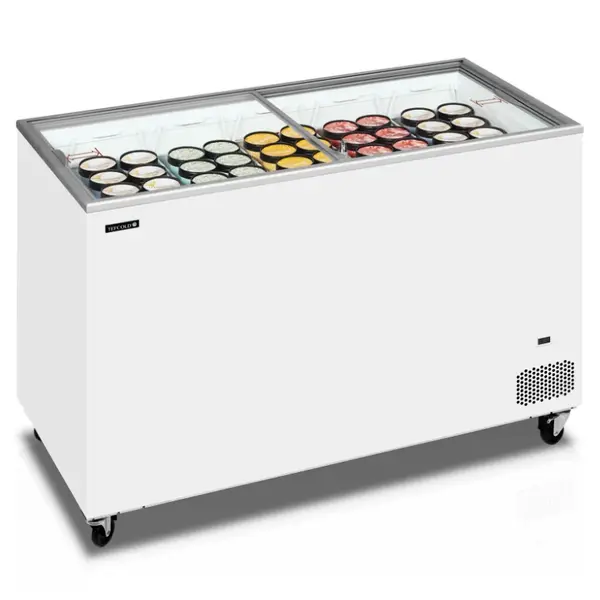 Vrieskist | ICECREAM | 401L | Wit | -14°C/-24°C | Statisch | Schuifdeksels (Vlak) | 1300x630x892(h)mm