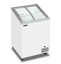 Tefcold Vrieskist | ICECREAM | 100L | Wit | -14°C/-24°C | Statisch | Schuifdeksels (Gebogen) | 570x570x885(h)mm 